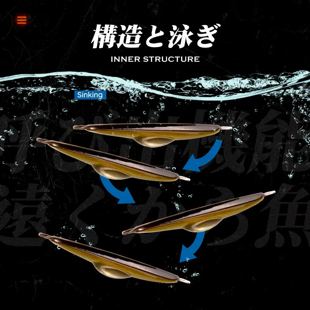 Mini Iron Plate 34/66/10g Metal Artificial Hard Bait Long-Casting ABS Pencil Lure - view 1