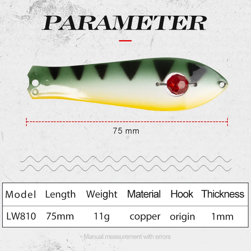Lure Lifelike Metal Hard Bait Artificial Spoon Sinking Drop-Shot ABS Pencil Lure - view 15