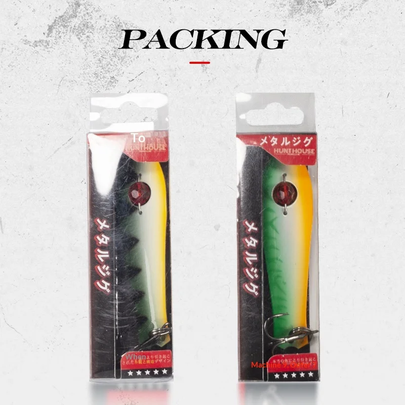 Lure Lifelike Metal Hard Bait Artificial Spoon Sinking Drop-Shot ABS Pencil Lure - view 1