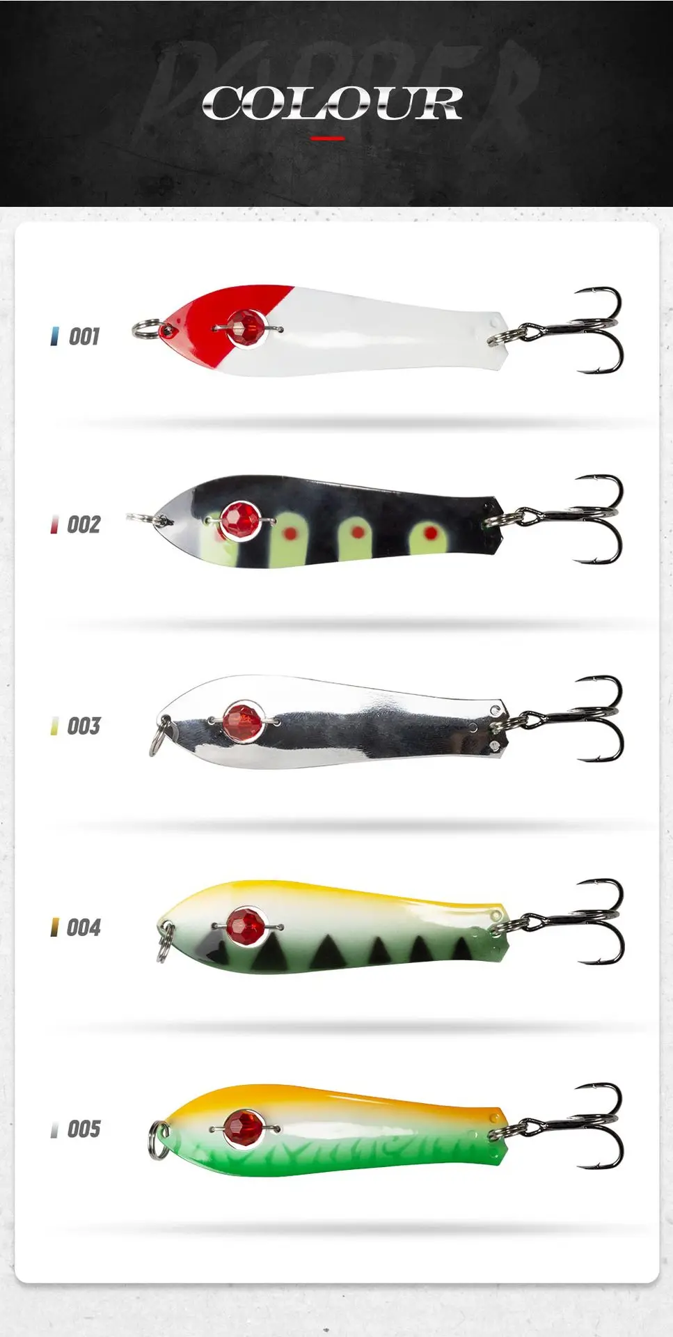 Lure Lifelike Metal Hard Bait Artificial Spoon Sinking Drop-Shot ABS Pencil Lure - view 3