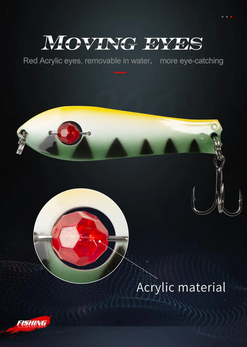 Lure Lifelike Metal Hard Bait Artificial Spoon Sinking Drop-Shot ABS Pencil Lure - view 4