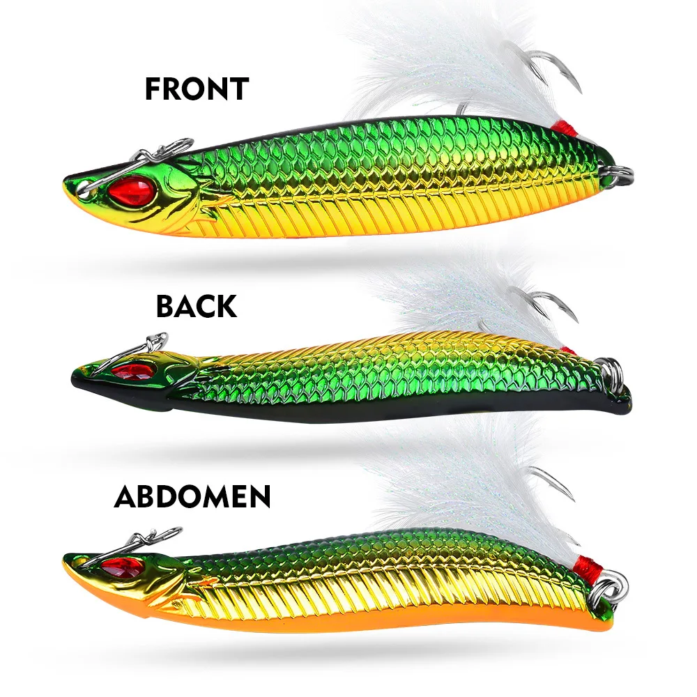 10g Artificial Metal Spoon Long Throw Bait Fishing Lure S-shape ABS Pencil Lure - view 3