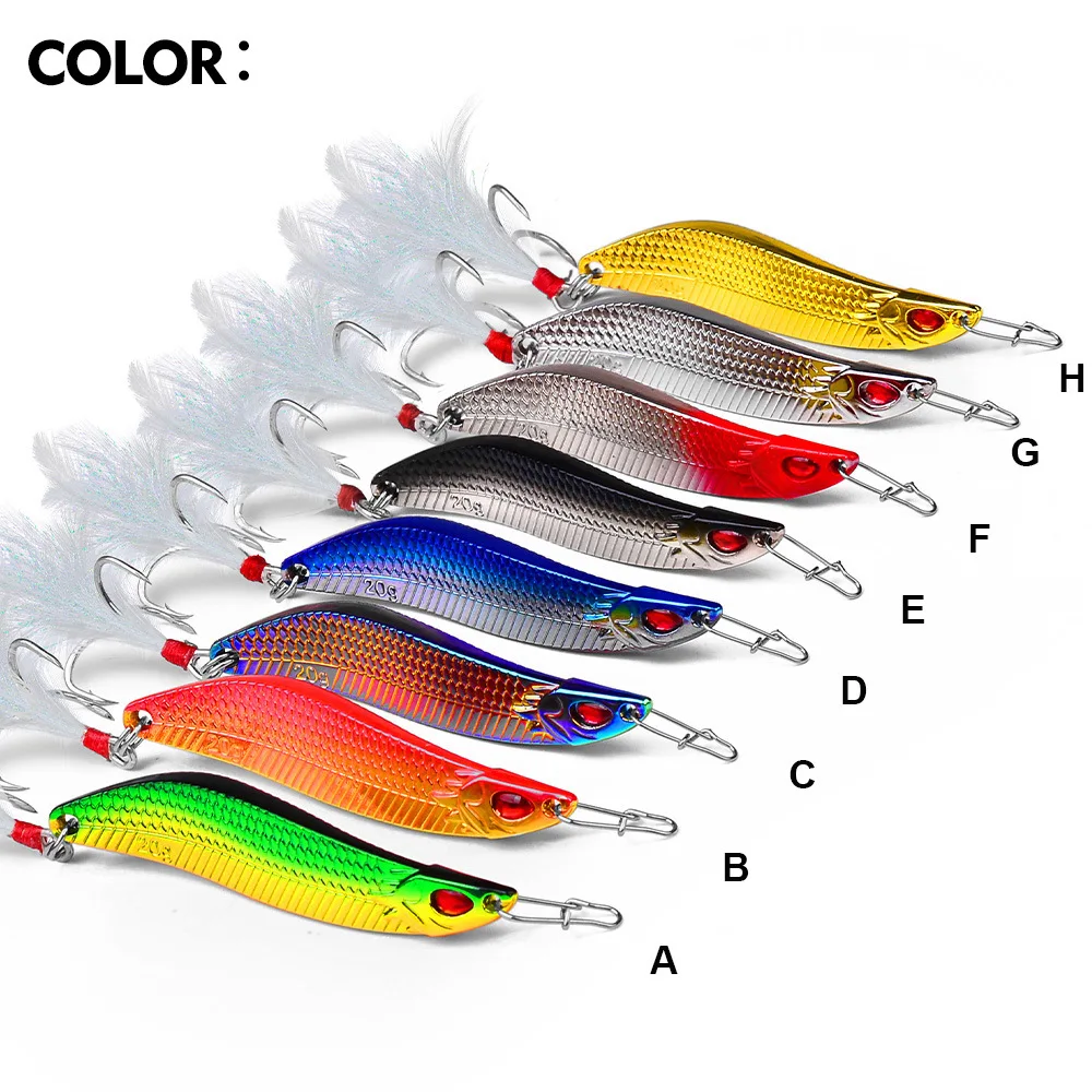 10g Artificial Metal Spoon Long Throw Bait Fishing Lure S-shape ABS Pencil Lure - view 7