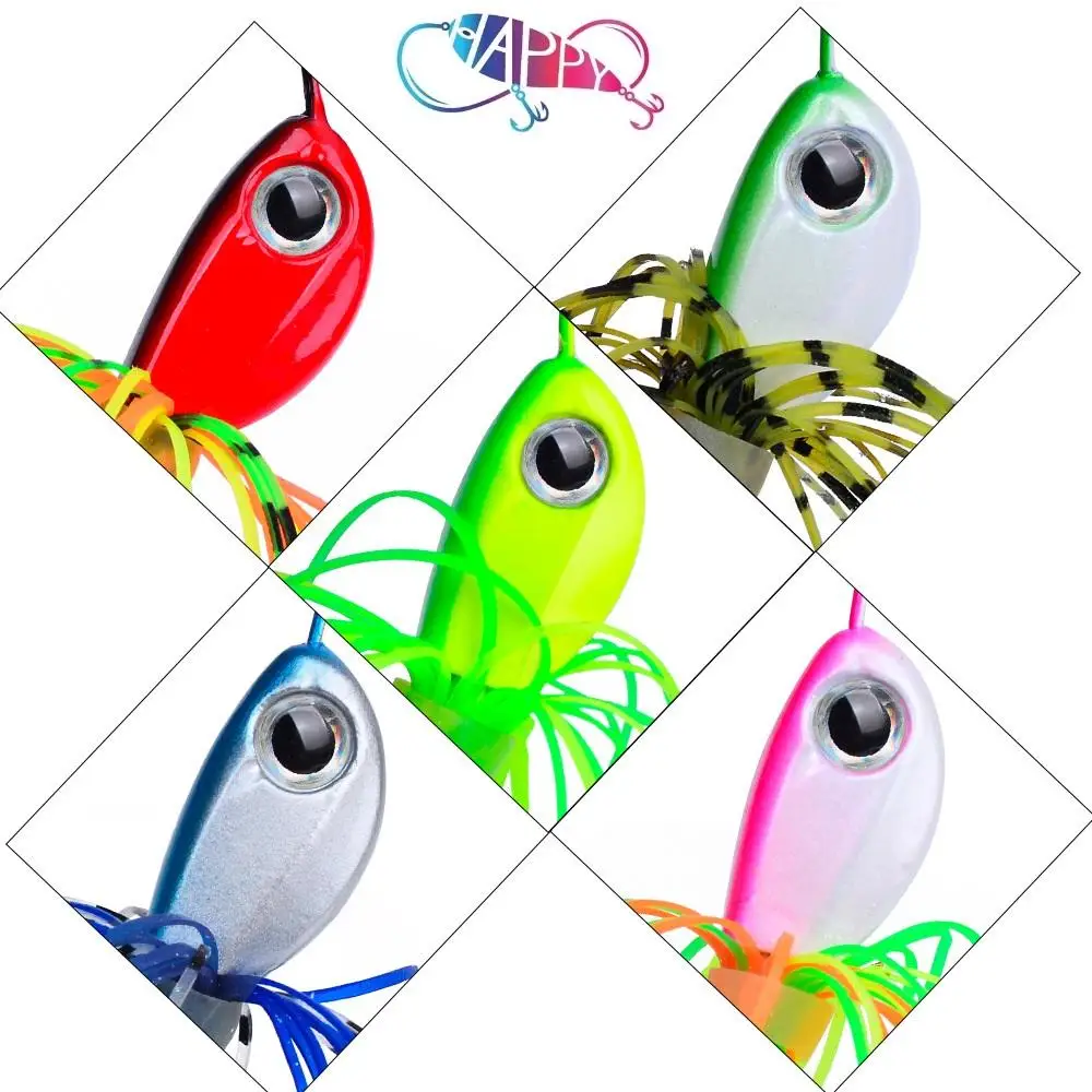 Artificial Bee Fish Lure Metal Jig with Rubber Skirt Bass &amp; ABS Pencil Lure - view 11