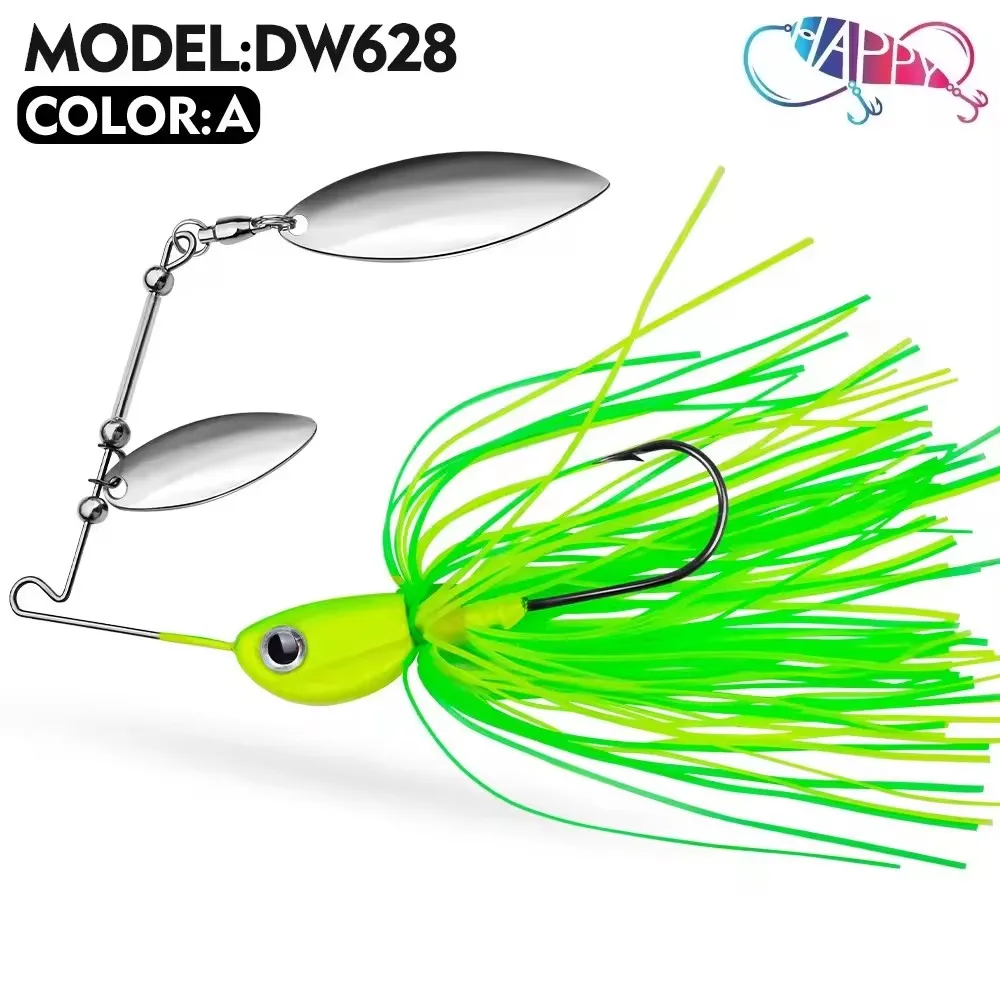 Artificial Bee Fish Lure Metal Jig with Rubber Skirt Bass &amp; ABS Pencil Lure - view 1