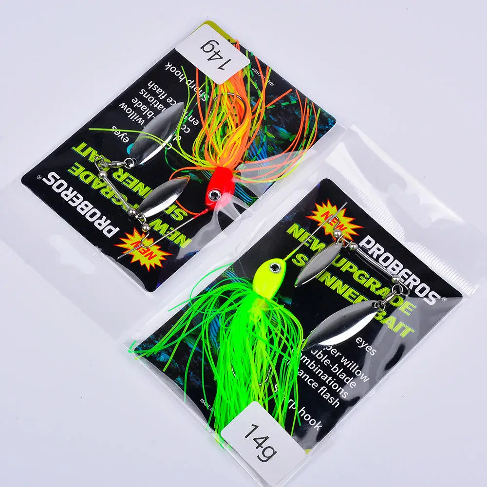 Artificial Bee Fish Lure Metal Jig with Rubber Skirt Bass &amp; ABS Pencil Lure - view 2
