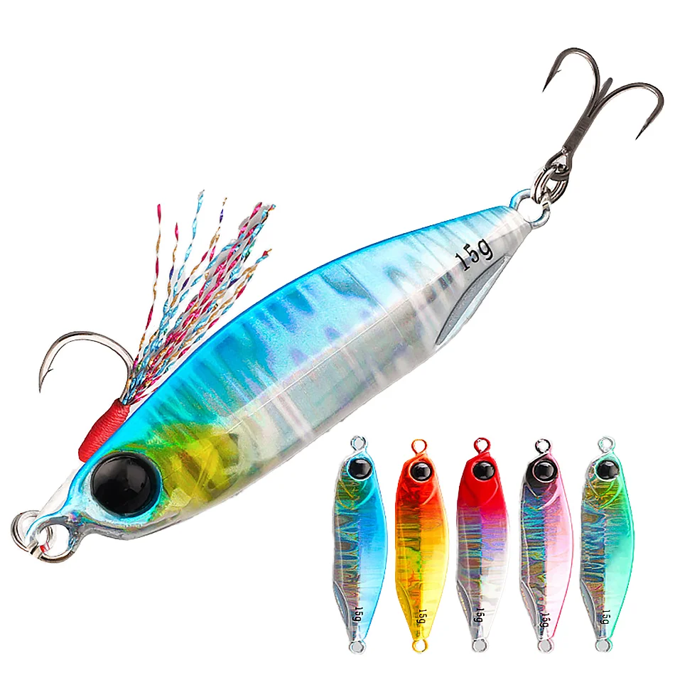 High Quality Printed Fast-Action Metal Jig Hard Lure Floating