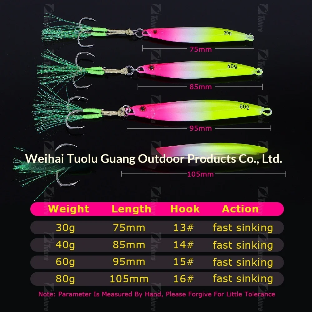 CHEERY Hot-Selling 30g-80g Lead Artificial Hard Bait Lure for ABS Pencil Lure - view 13