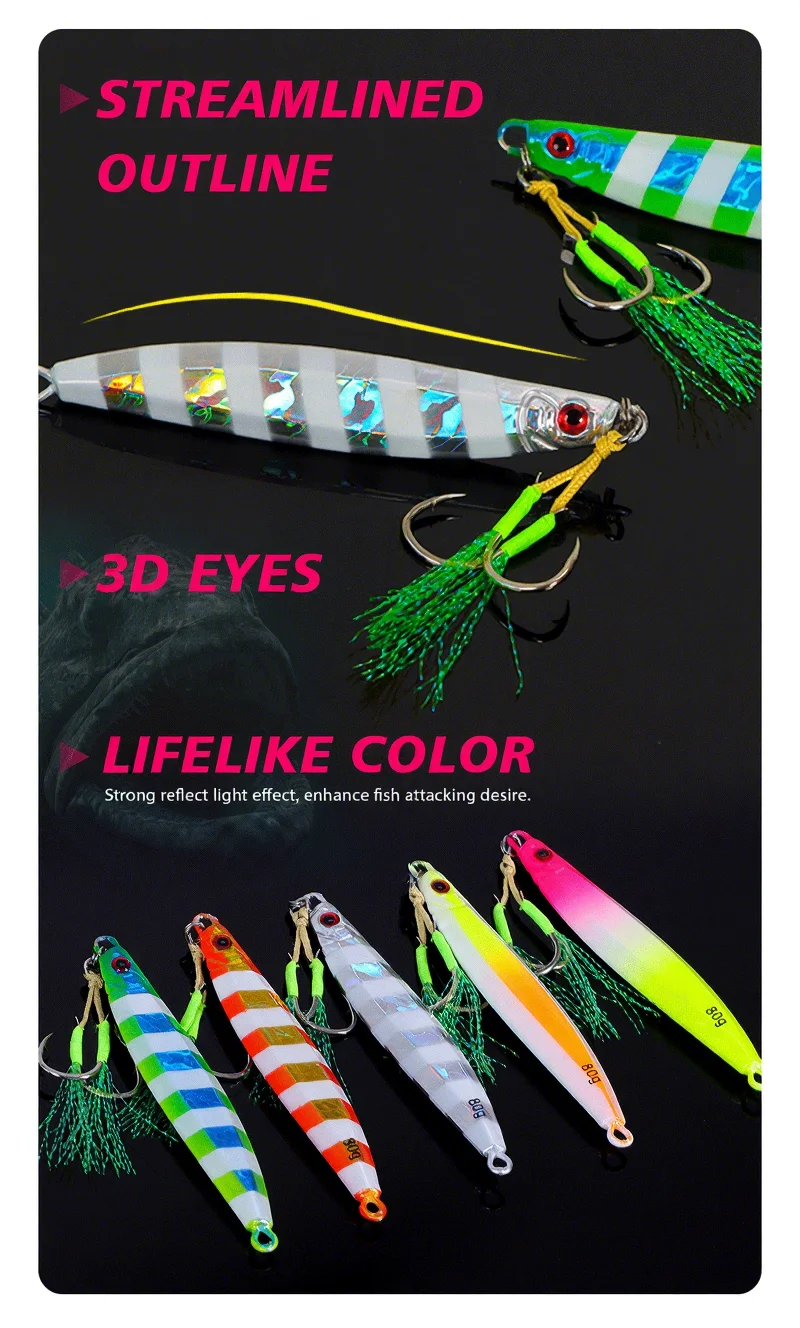 CHEERY Hot-Selling 30g-80g Lead Artificial Hard Bait Lure for ABS Pencil Lure - view 4