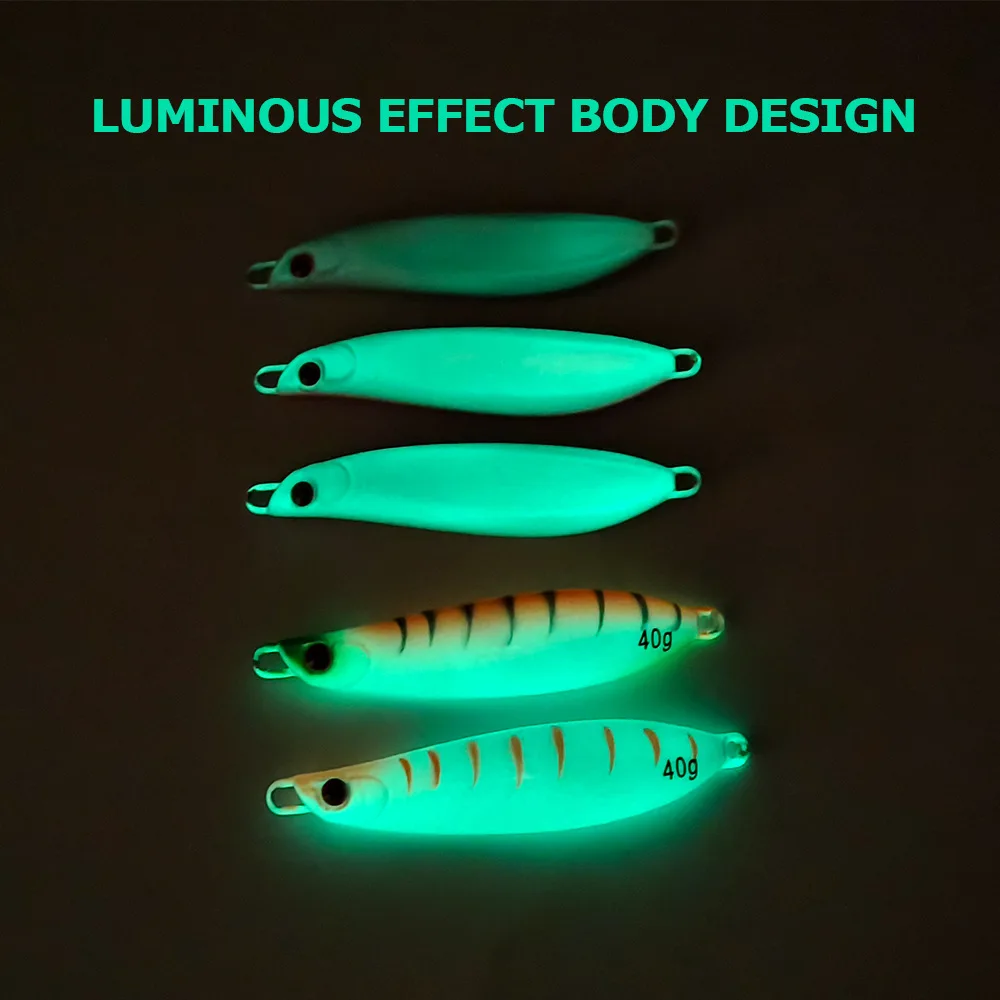 CHEERY Trail-Opening Curved Blade Lure Metal Jig Lead Fish Hook ABS Pencil Lure - view 15