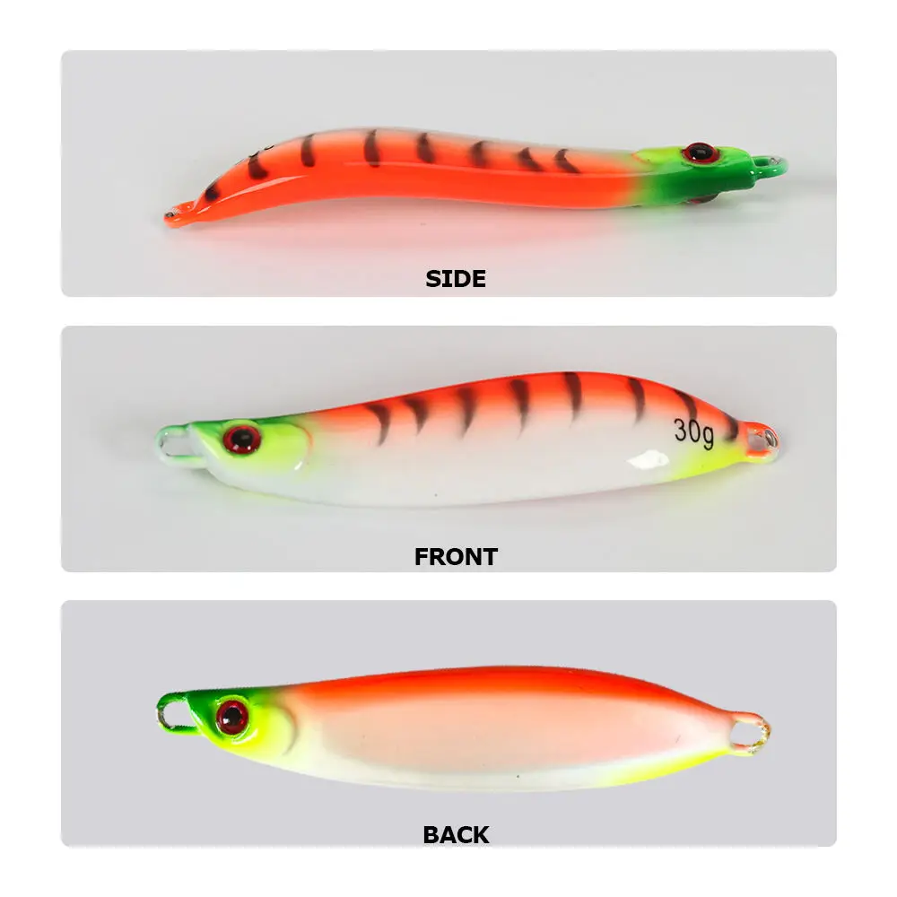 CHEERY Trail-Opening Curved Blade Lure Metal Jig Lead Fish Hook ABS Pencil Lure - view 1