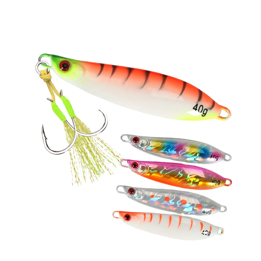 CHEERY Trail-Opening Curved Blade Lure Metal Jig Lead Fish Hook ABS Pencil Lure - view 2