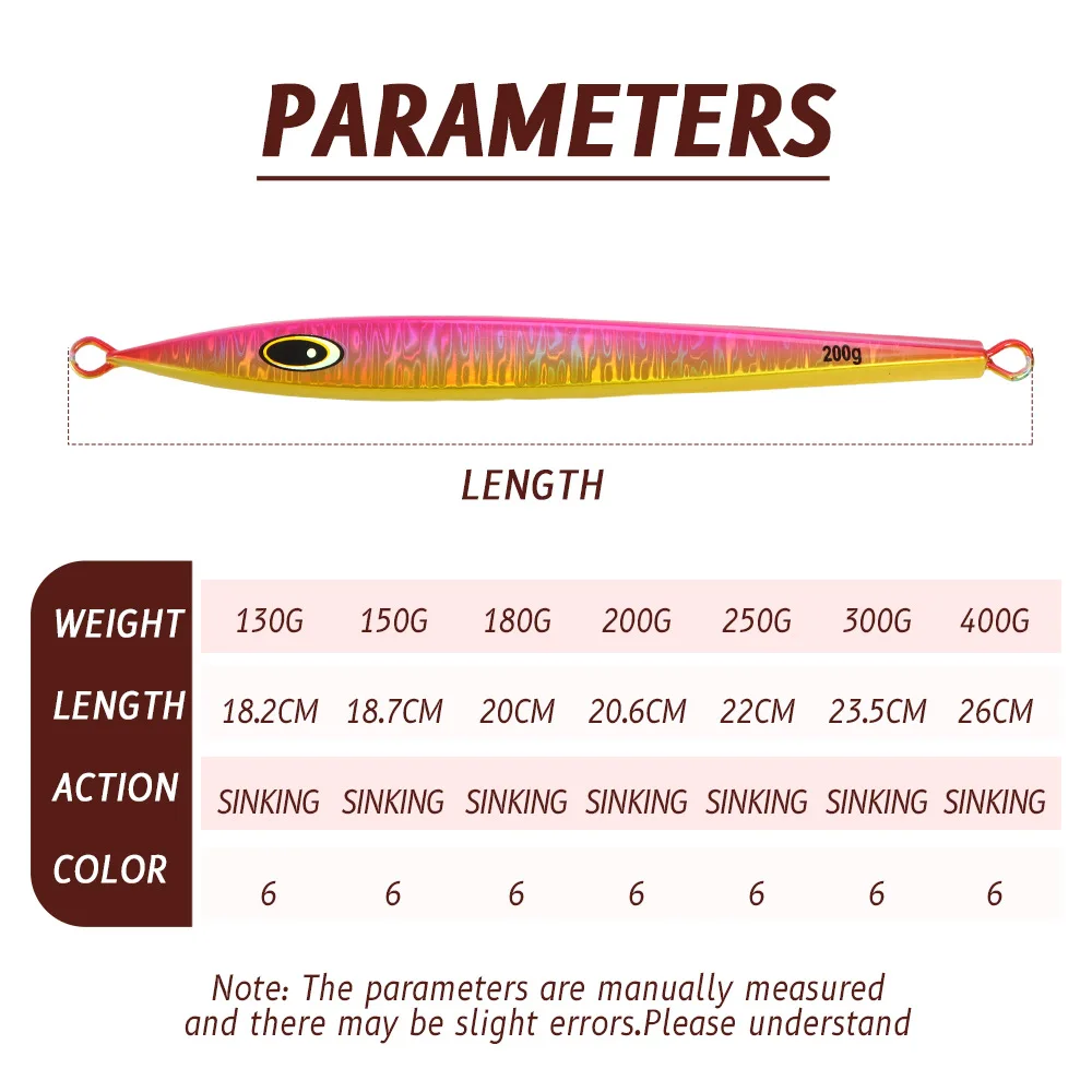 Cheery Glow-in-the-Dark Lure 130g-400g Artificial Hard Bait Boat ABS Pencil Lure - view 13
