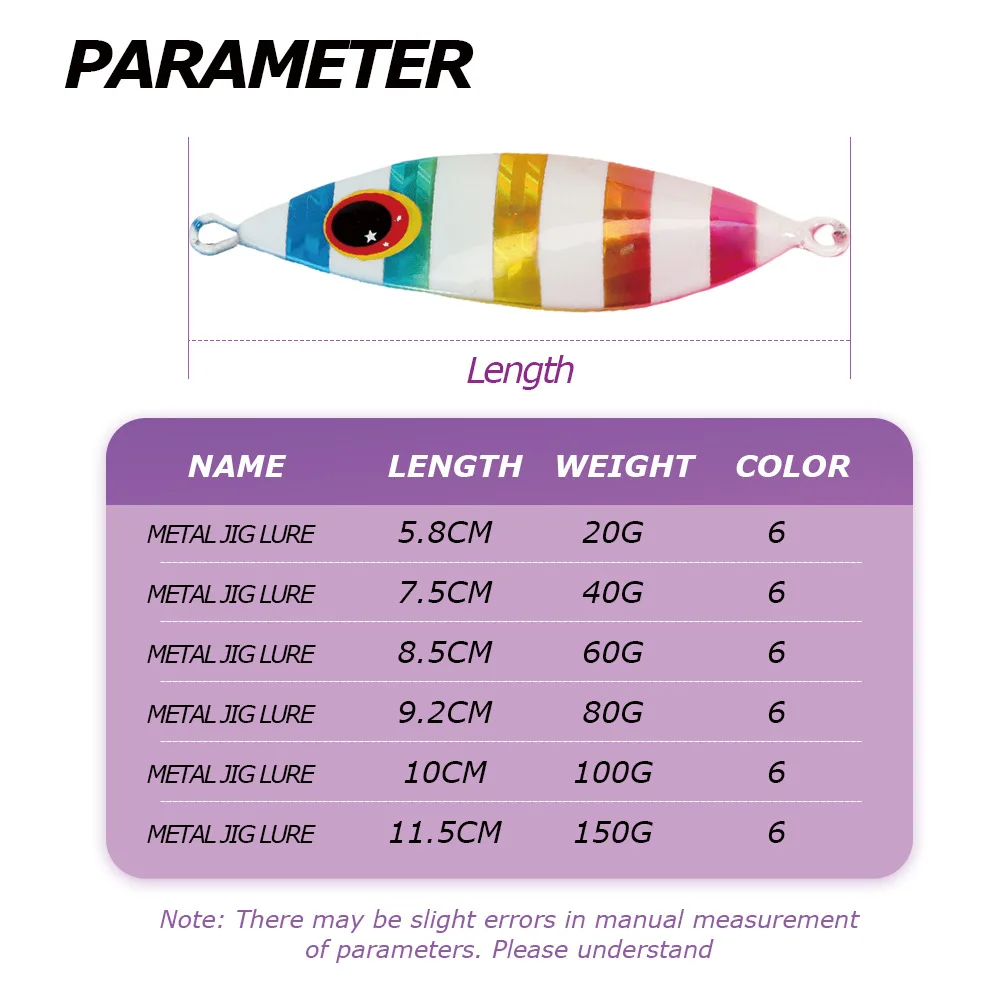 CHEERY Deep-Sea Lure Night-Glow Slow-Rolling Metal Jig Lead Fish ABS Pencil Lure - view 14
