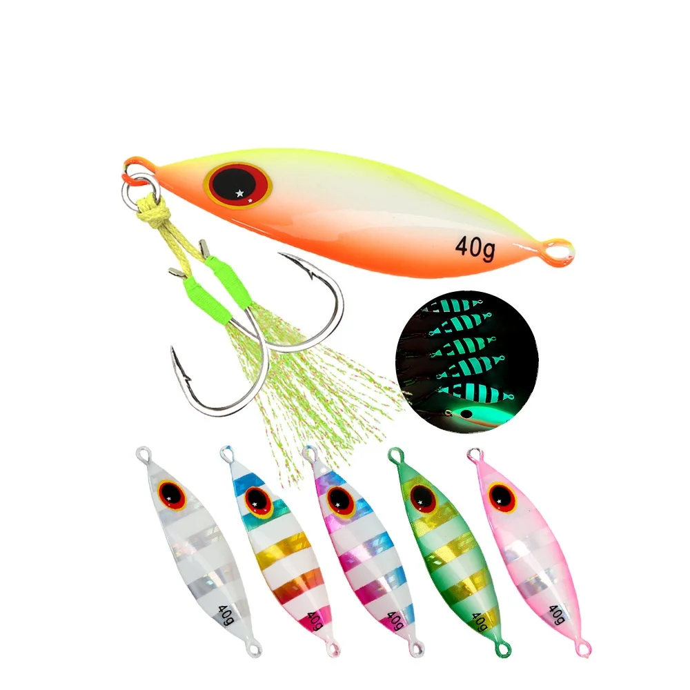 CHEERY Deep-Sea Lure Night-Glow Slow-Rolling Metal Jig Lead Fish ABS Pencil Lure - view 2