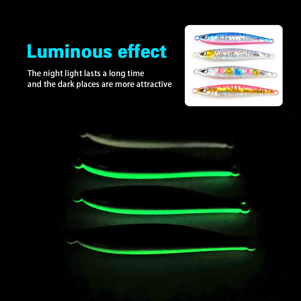 Cheery Lead Fish Lure Metal Plate Bait for Saltwater Sea Fishing ABS Pencil Lure - view 2