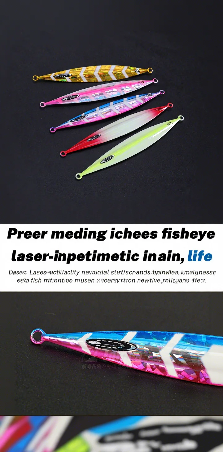 CHEERY Slow-Rolling Iron Plate Metal Artificial Hard Bait Lure ABS Pencil Lure - view 4