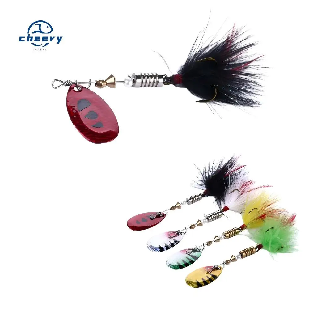 CHEERY Wholesale 70mm Metal Spoon Spinner Bait 5.5g Ocean Boat