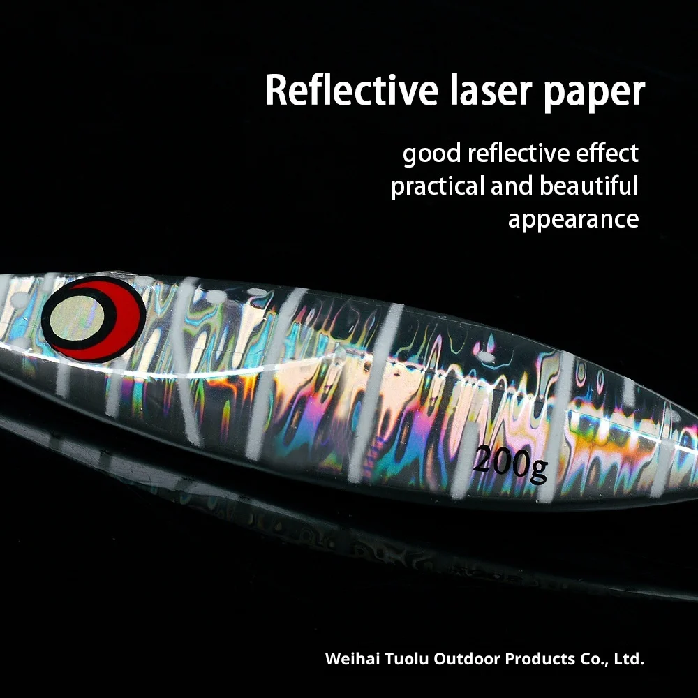 Cross-Border New Product Lead Luminous Effect 80g 100g 150g 200g ABS Pencil Lure - view 12