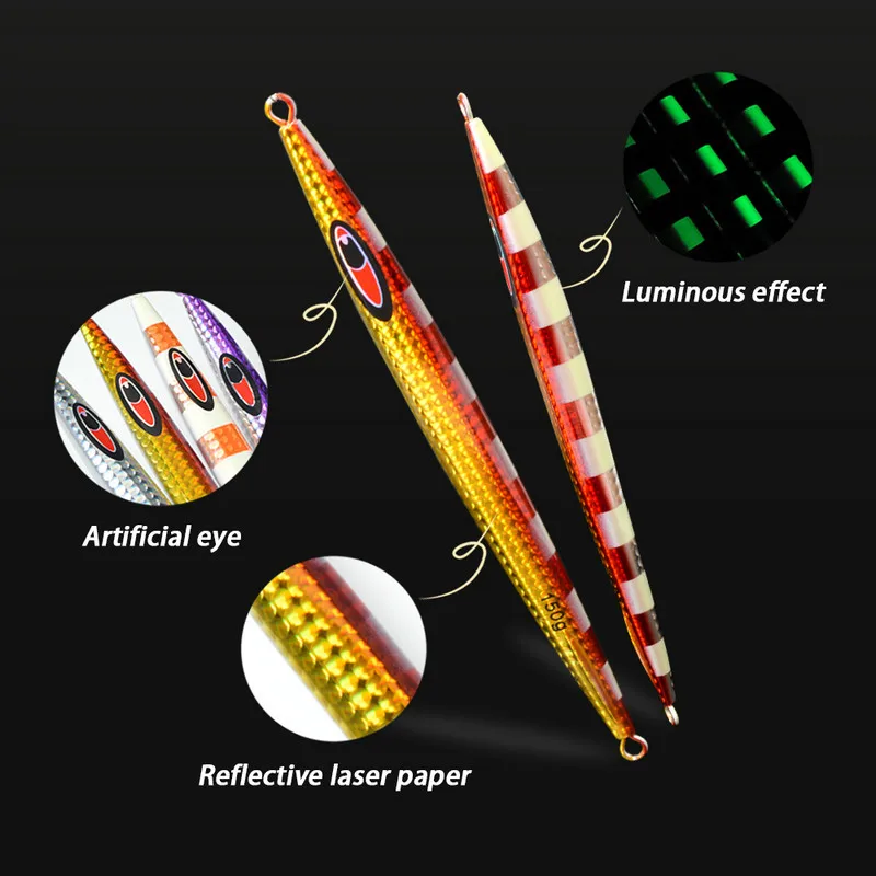 Cross-Border Hot-Selling 3D Printed Luminous Iron Plate Metal Jig ABS Pencil Lure - view 12