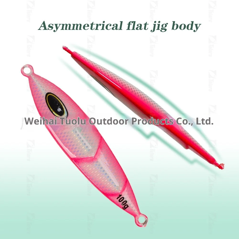 Night-Glow Speed-Sinking Metal Jig Artificial Hard Bait 80g-250g ABS Pencil Lure - view 8