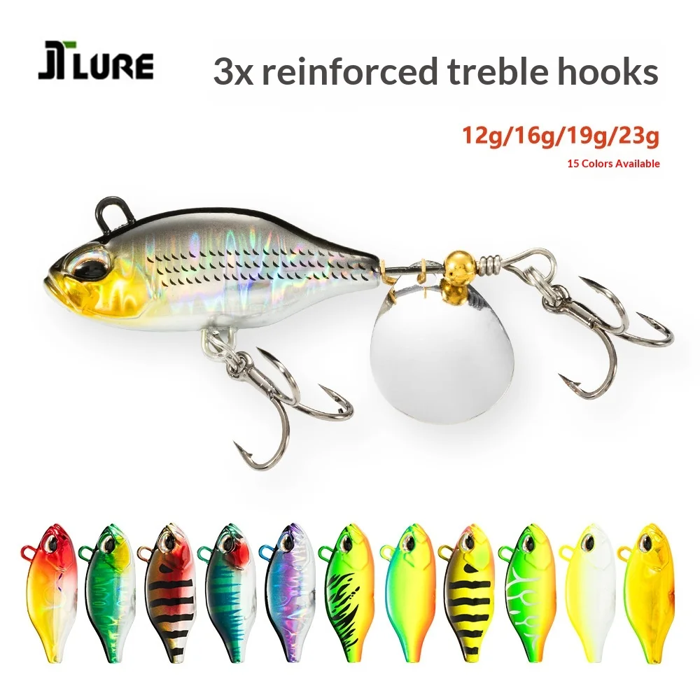 Lure Bait Spinning Sequin VIB Jig Lead Artificial Hard 12g-23g ABS Pencil Lure - view 8