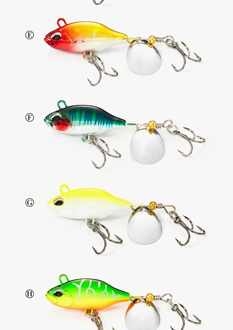 Lure Bait Spinning Sequin VIB Jig Lead Artificial Hard 12g-23g ABS Pencil Lure - view 10
