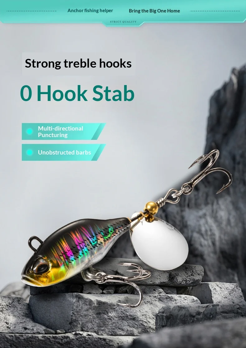 Lure Bait Spinning Sequin VIB Jig Lead Artificial Hard 12g-23g ABS Pencil Lure - view 14