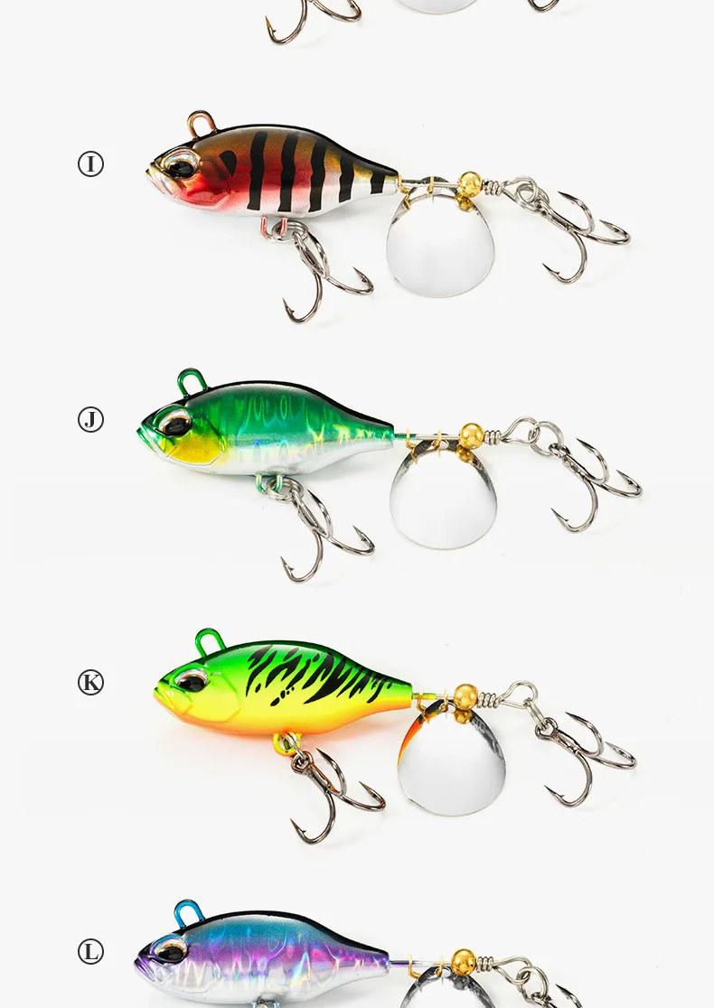 Lure Bait Spinning Sequin VIB Jig Lead Artificial Hard 12g-23g ABS Pencil Lure - view 18