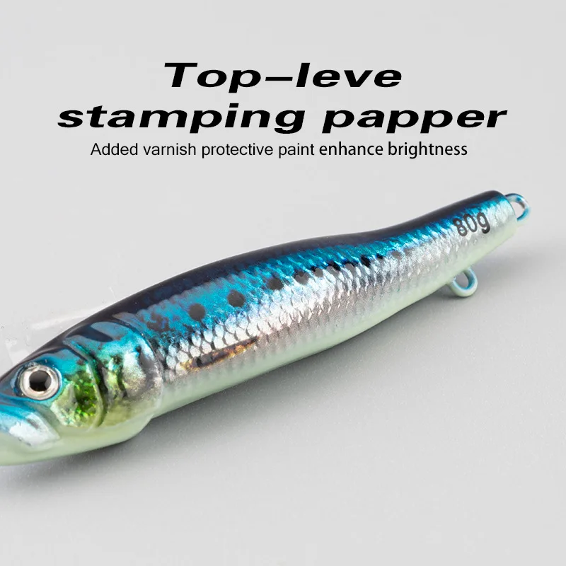 Cross-Border Hot-Selling Artificial Hard Bait Shore Cast Small ABS Pencil Lure - view 7