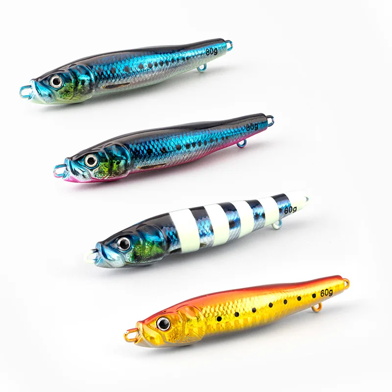 Cross-Border Hot-Selling Artificial Hard Bait Shore Cast Small ABS Pencil Lure - view 12