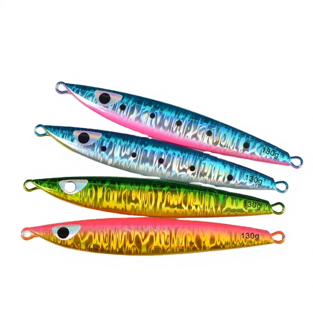 Glow-in-the-Dark Slow-Rolling Artificial Hard Bait Jig 130g 160g