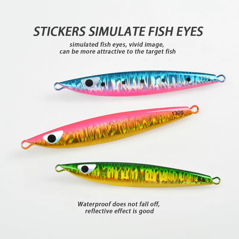 Glow-in-the-Dark Slow-Rolling Artificial Hard Bait Jig 130g 160g ABS Pencil Lure - view 13