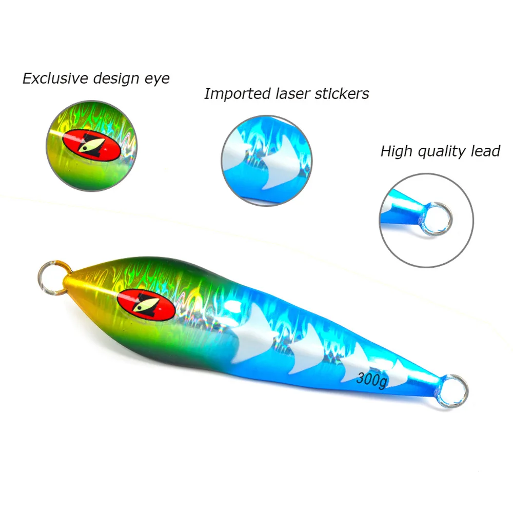 Road-Opening Style Sea Fishing Boat Lure Night-Glow Metal Jig ABS Pencil Lure - view 2