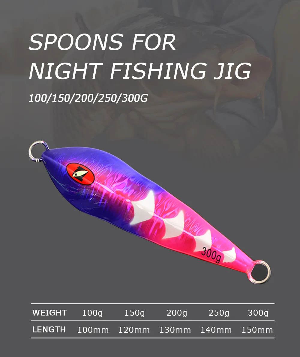 Road-Opening Style Sea Fishing Boat Lure Night-Glow Metal Jig ABS Pencil Lure - view 6
