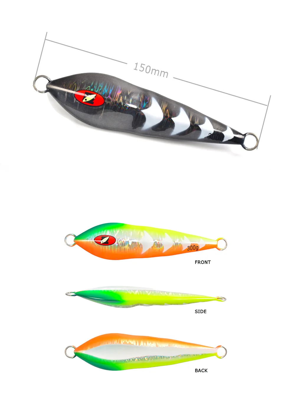 Road-Opening Style Sea Fishing Boat Lure Night-Glow Metal Jig ABS Pencil Lure - view 7