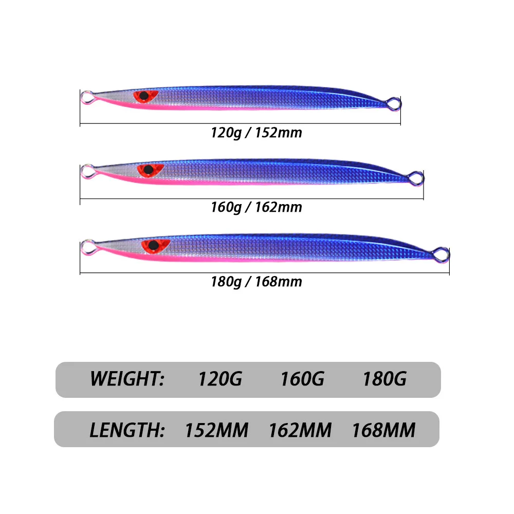 Noctilucent Sea &amp; Boat Fishing Metal Jig MB1 Same Style ABS Pencil Lure - view 13
