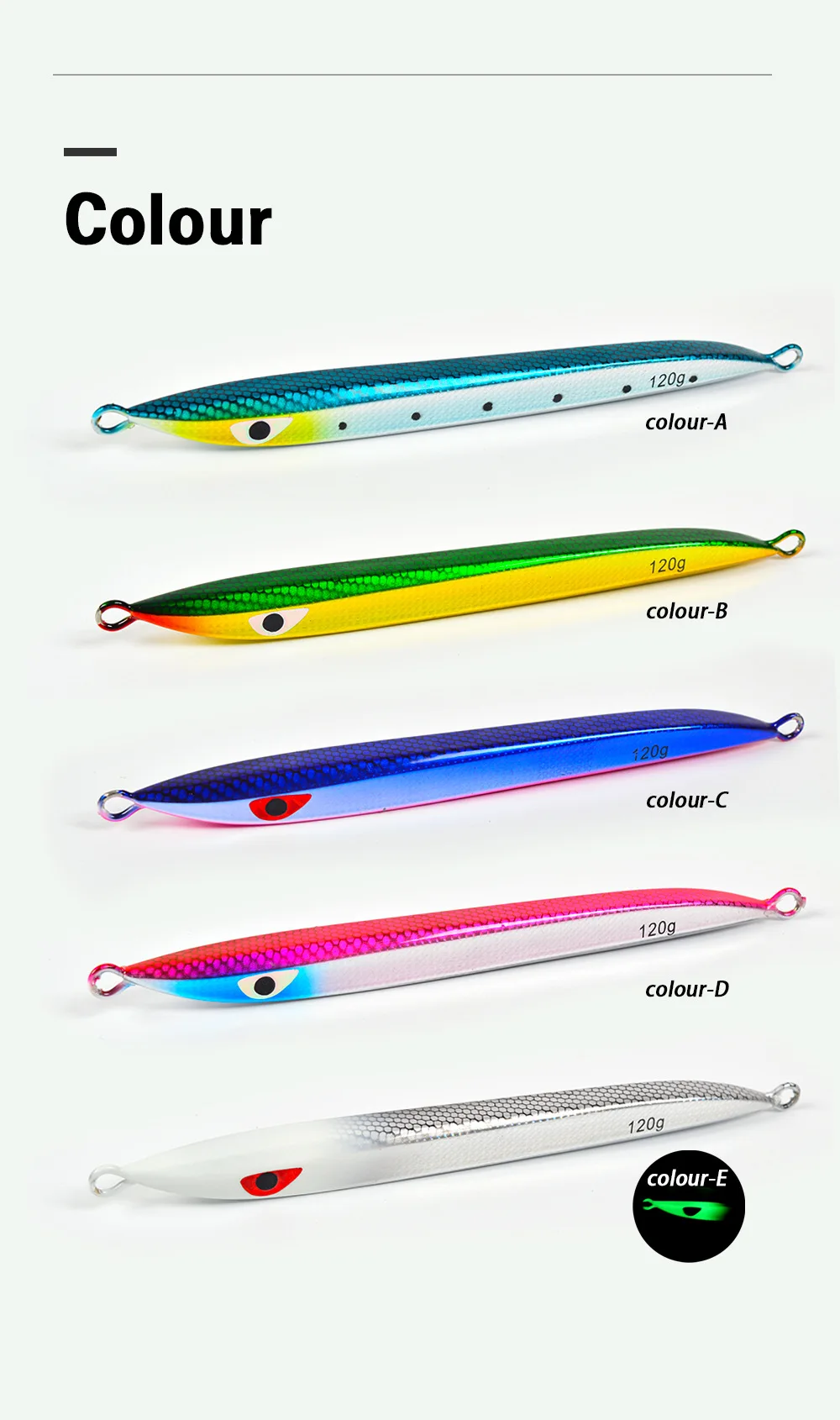Noctilucent Sea &amp; Boat Fishing Metal Jig MB1 Same Style ABS Pencil Lure - view 4