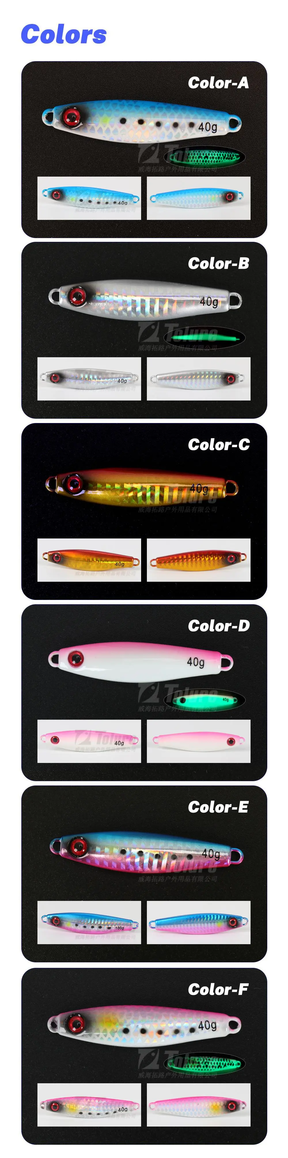 Tuolu New Product Metal Lure Jig Artificial Hard Bait Bionic Sea ABS Pencil Lure - view 2