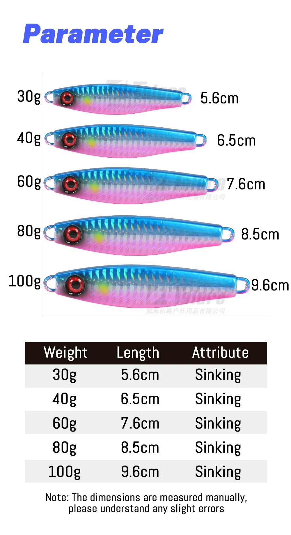 Tuolu New Product Metal Lure Jig Artificial Hard Bait Bionic Sea ABS Pencil Lure - view 5
