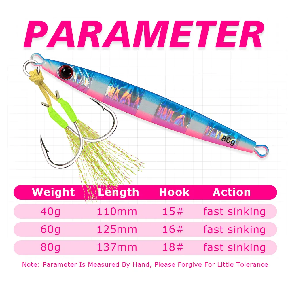 Trail-Blazing Little Skinny Quick-Sinking Fast-Pulling Iron Plate Metal Jig ABS Pencil Lure - view 4