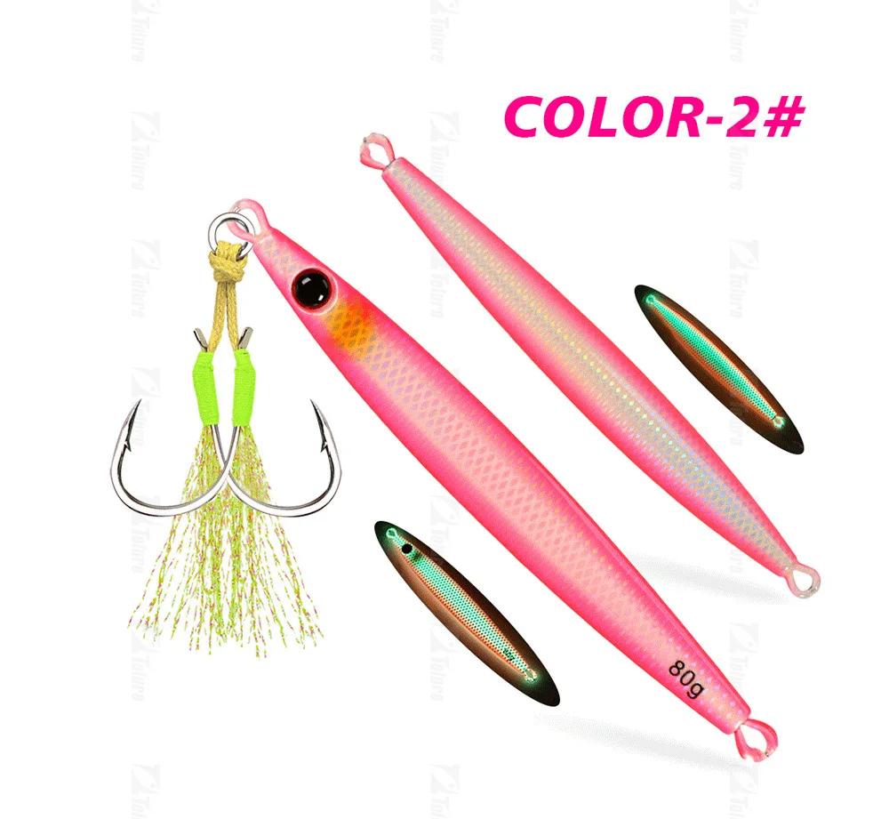 Trail-Blazing Little Skinny Quick-Sinking Fast-Pulling Iron Plate Metal Jig ABS Pencil Lure - view 13