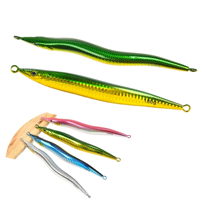 Boat Fishing Night-Luminous Quick-Pull Sinking Metal Jig 130g
