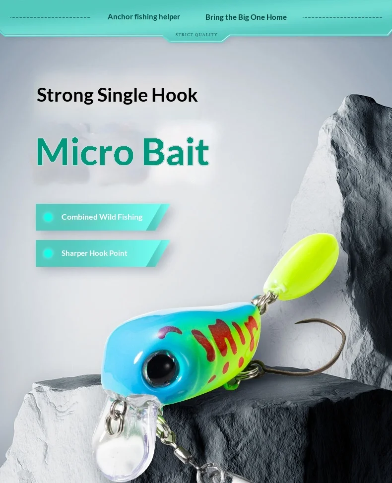 Lure Multi-segment Micro Creature Surface-type Fat Japanese-style ABS Pencil Lure - view 13