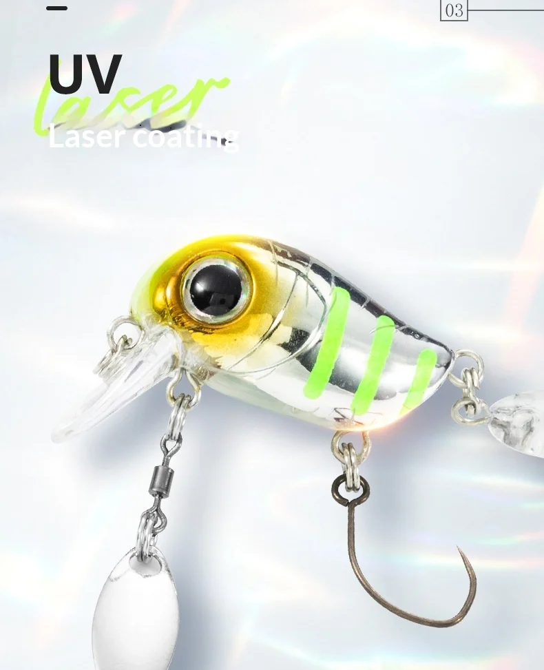 Lure Multi-segment Micro Creature Surface-type Fat Japanese-style ABS Pencil Lure - view 16