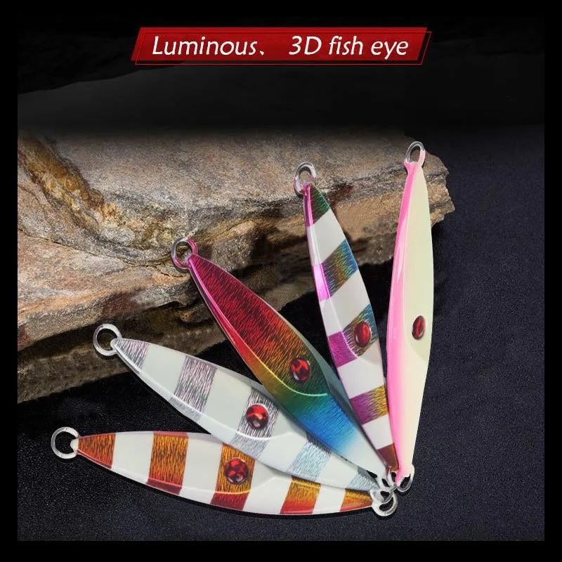 Grouper Sea Fishing 200/250g Lead Metal Jig Slow-Jigging Bait ABS Pencil Lure - view 15