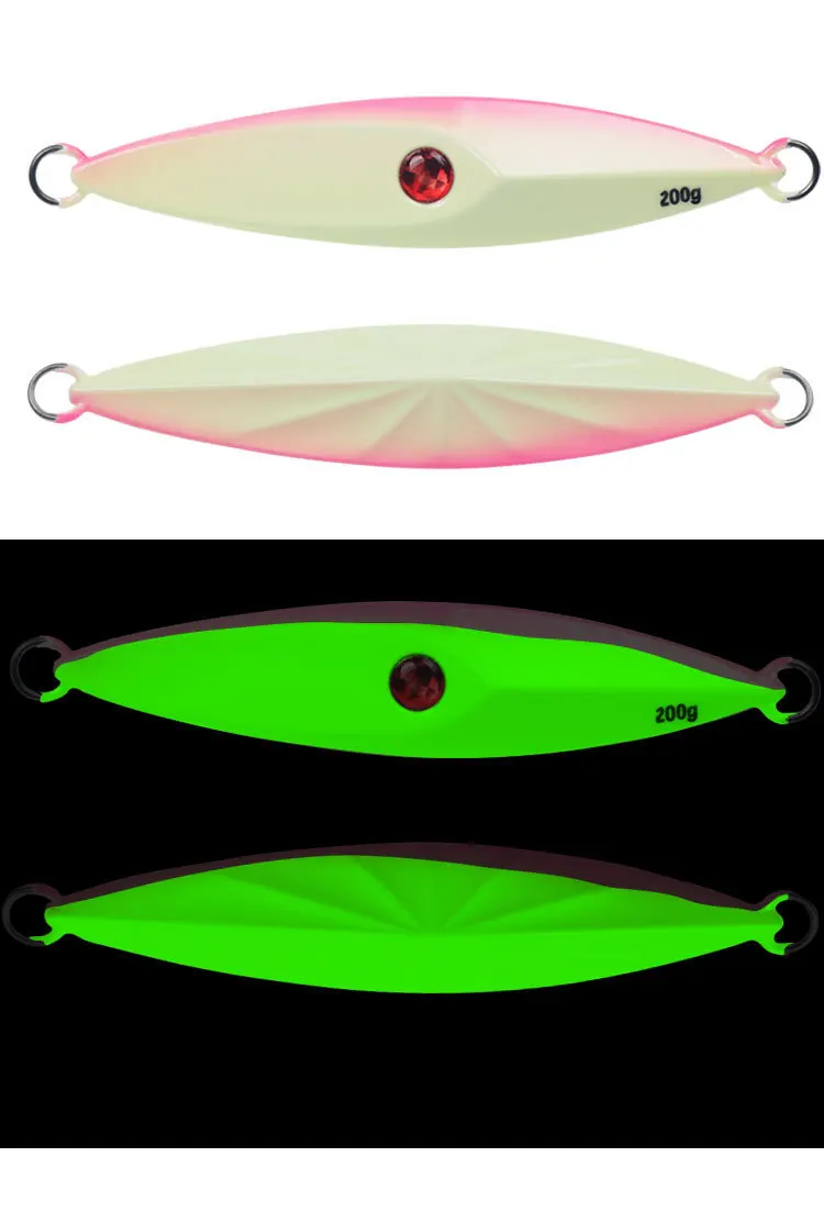 Grouper Sea Fishing 200/250g Lead Metal Jig Slow-Jigging Bait ABS Pencil Lure - view 2