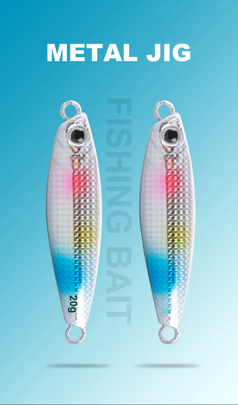 Simulation Small Fish Luminous Dragon Tooth Metal Jig Lure ABS Pencil Lure - view 10