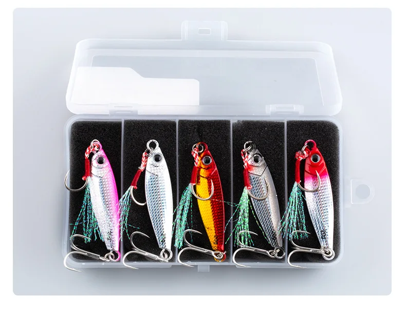 Simulation Small Fish Luminous Dragon Tooth Metal Jig Lure ABS Pencil Lure - view 11