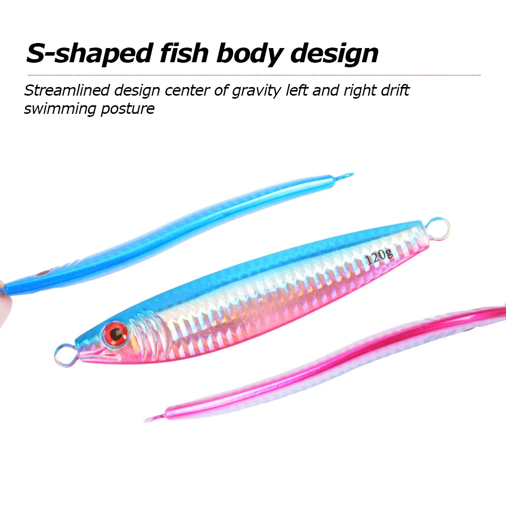 Iron-Plate Lure Snake-Shaped Model S 4 Colors Slow-Rolling ABS Pencil Lure - view 13